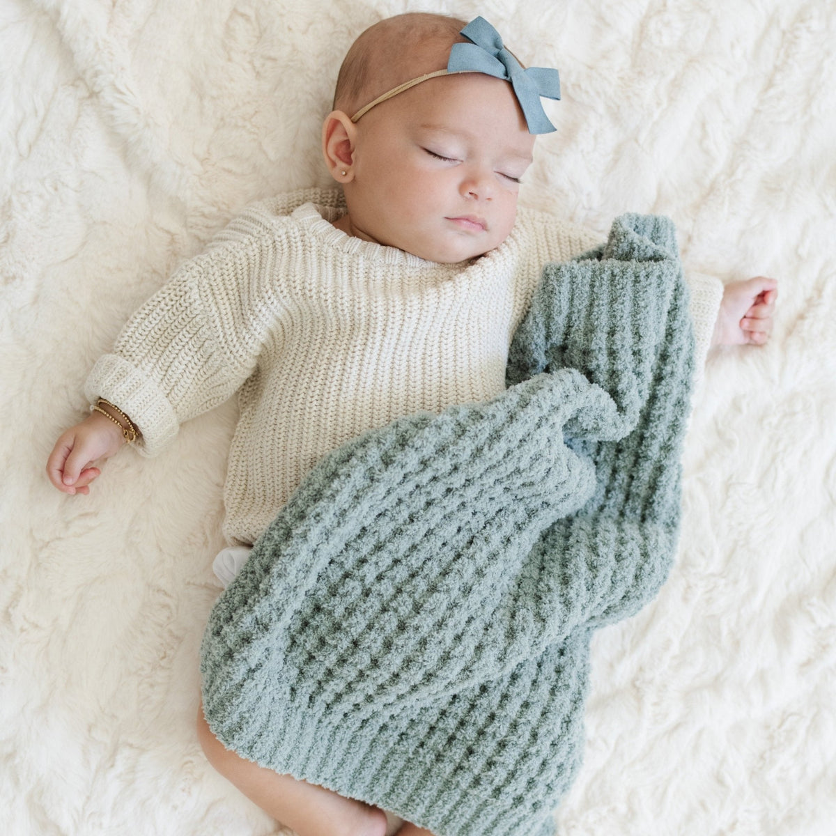 Waffle Knit Mini Blankets — Saranoni