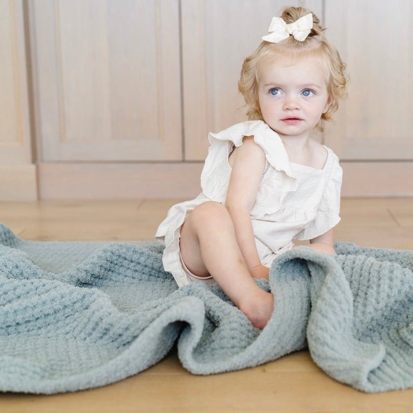 Waffle Knit Toddler Blankets — Saranoni