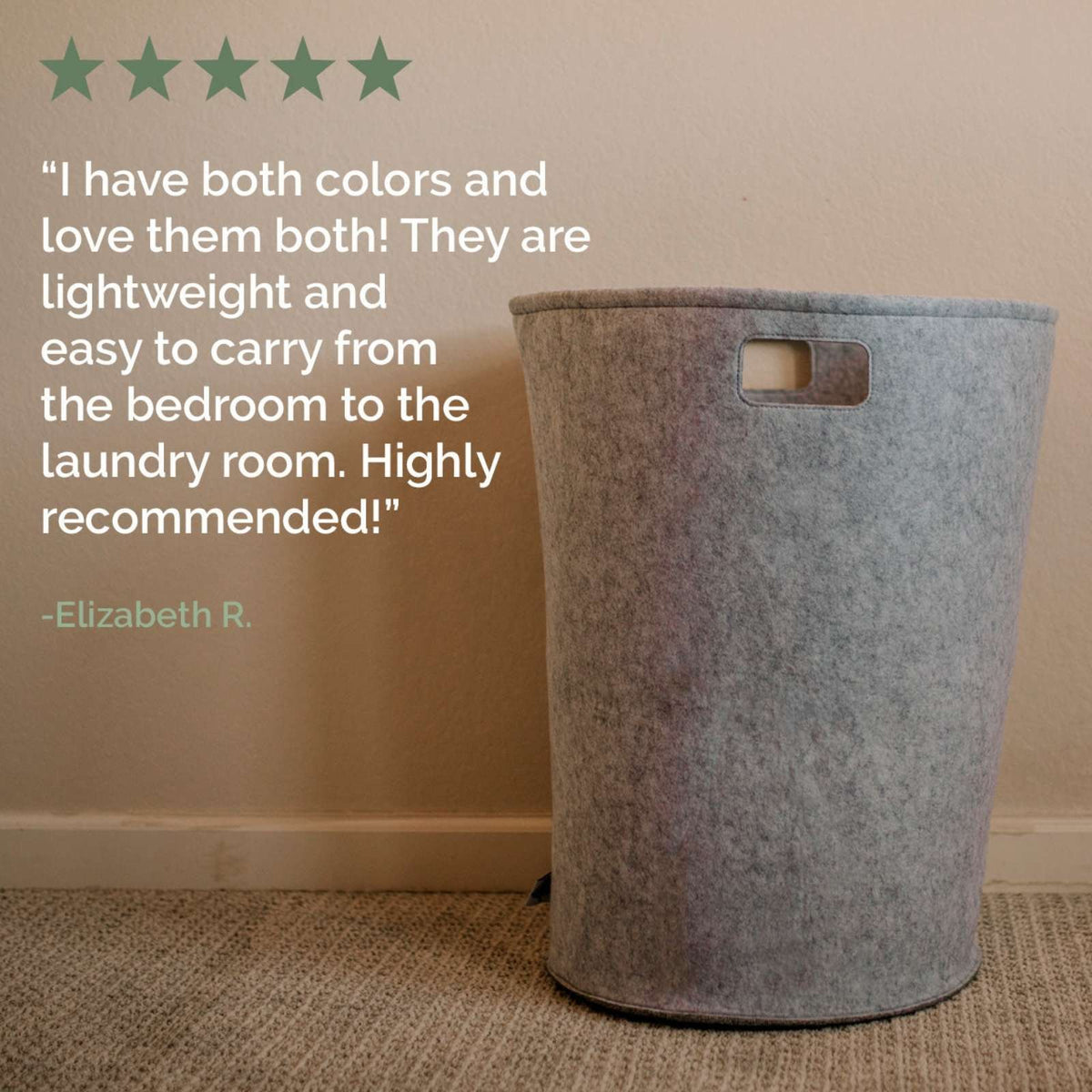 Felt Laundry Hamper — Parker Baby Co.