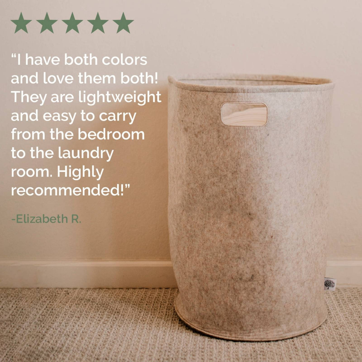 Felt Laundry Hamper — Parker Baby Co.
