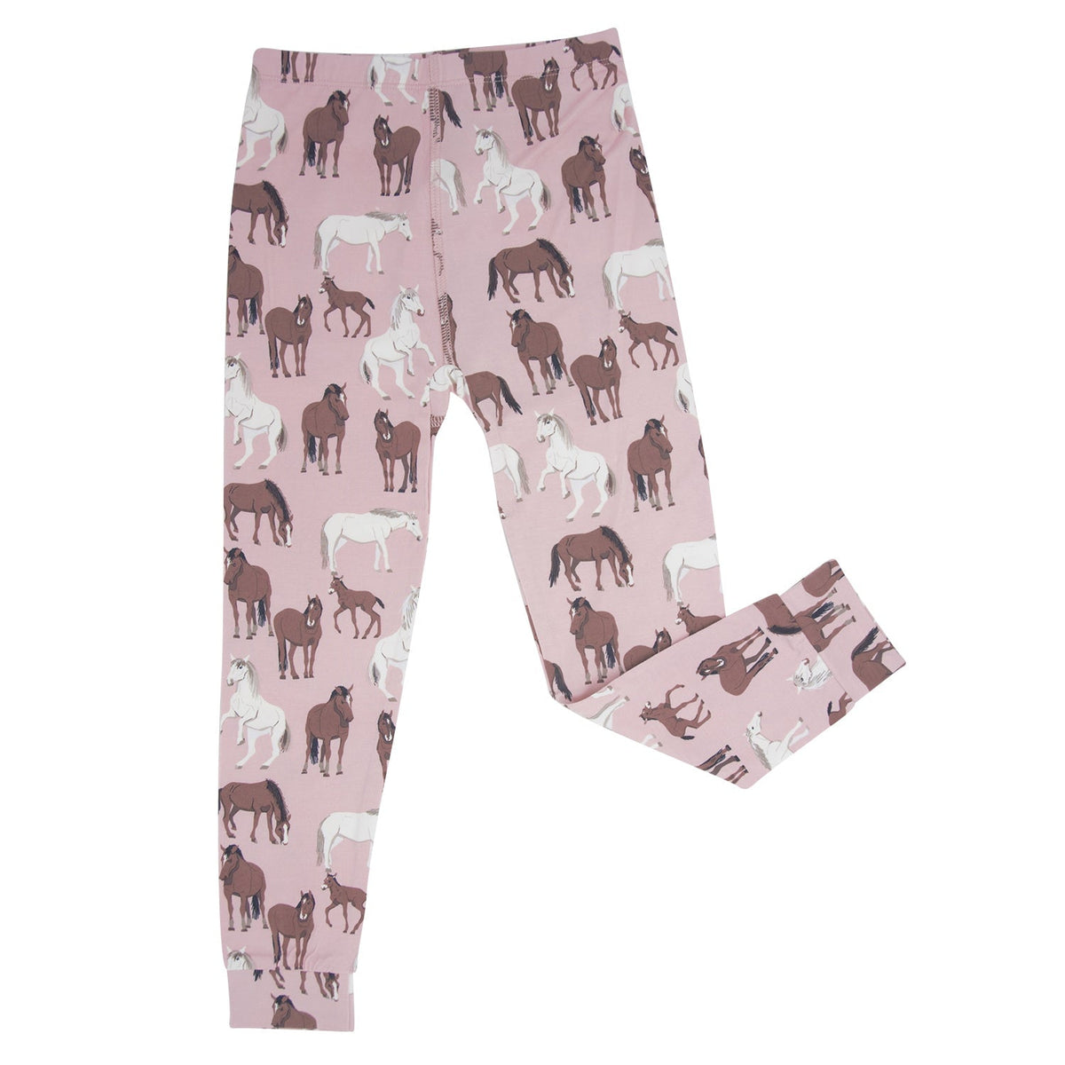 Wild Horses Big Kid Pajama Set — Sweet Bamboo
